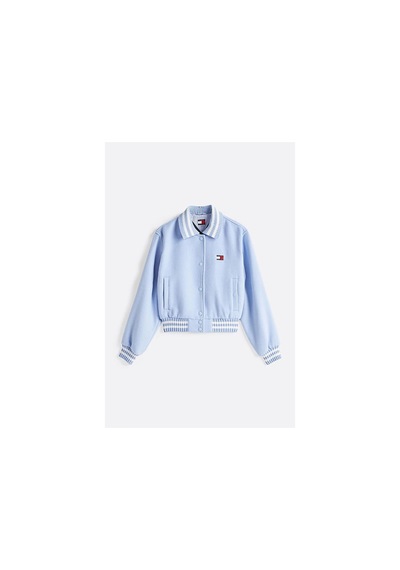 Tommy Hilfiger Tommy Jeans Kadın Mavi Varsity Bomber Ceket Mavi