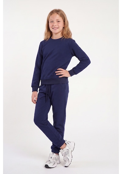 Fyk Kids Kız Çocuk Düz Bisiklet Yaka Çift Cepli Eşofman Takımı Lacivert Fyk Kids Kız Çocuk Düz Bisiklet Yaka Çift Cepli Eşofman Takımı Lacivert