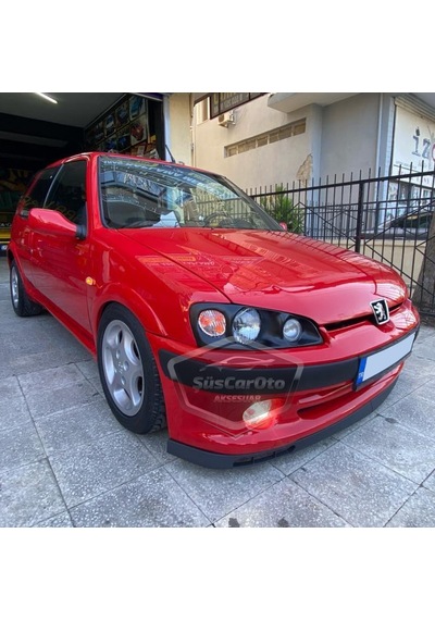 Peugeot 106 1991-2004 Uyumlu Üniversal Laguna Lip Esnek Ön Lip 2 Parça Tampon Altı Dil Karlık Ön Ek 00 Şüscaroto Aksesuar
