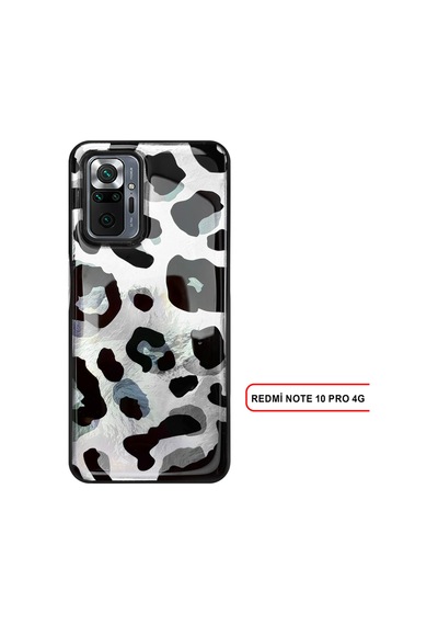 Redmi Note 10 Pro 4g Uyumlu Lüks Leopar Desenli Silikon Telefon Kılıf Desen3