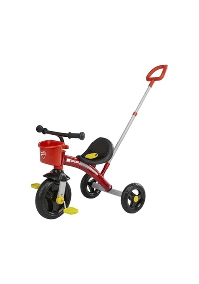 Chicco Itme Kollu Çocuk Üç Tekerlekli Bisikleti Ducati U-go Trike Açık Gri