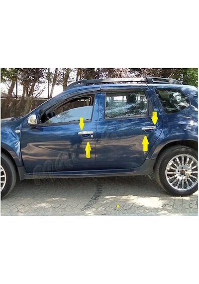 Woc Chrome Dacia Duster Krom Kapı Kolu 2010-2017 4 Kapı  Paslanmaz