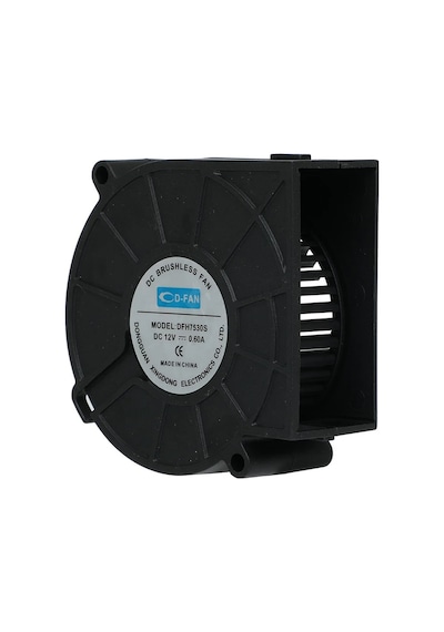 7530 12v Dc Salyangoz Fan Dfh7530 3d Yazıcı Soğutma Fanı Santirfüj Havalandırma Klima Türbin Kuluçka