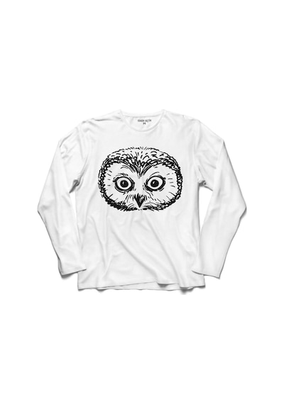 Owl Head Şaşkın Baykuş Kafa Uzun Kollu Tişört (518429649)