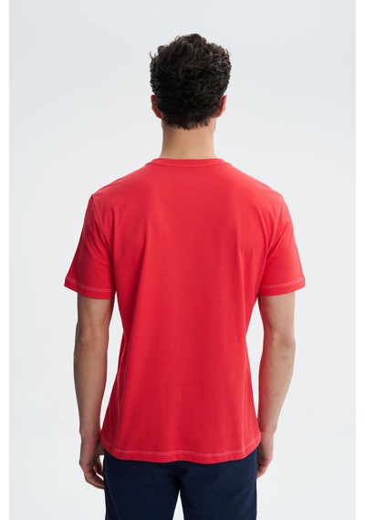AR-MA Arma Erkek Regular Fit Süprem Penye Bisiklet Yaka Tişört Y27344407401 001
