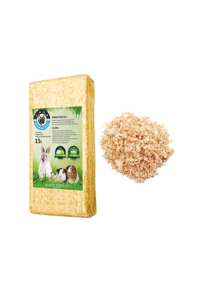 Doğal Elma Aromalı Tozsuz Kemirgen Talaşı 15 Lt. 10'lu