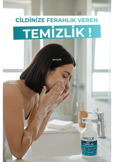 Onfloor Akneye Eğilimli Ciltler İçin Arındırıcı Yüz Temizleme Jeli 250 ML