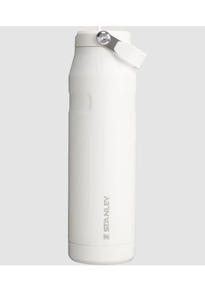 Stanley The Iceflow Bottle Flip Straw 1.06 Lt Termos Beyaz Siyah