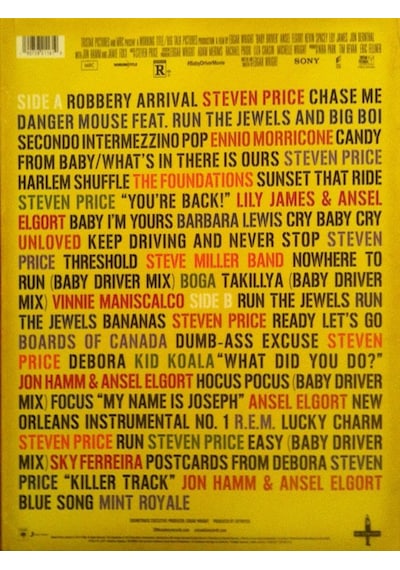 Baby Driver Vol.2: The Score For A Score - Plak