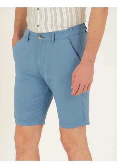 Pierre Cardin Erkek Koyu Mavi Şort / Bermuda 50264863-vr032 Koyu Mavi