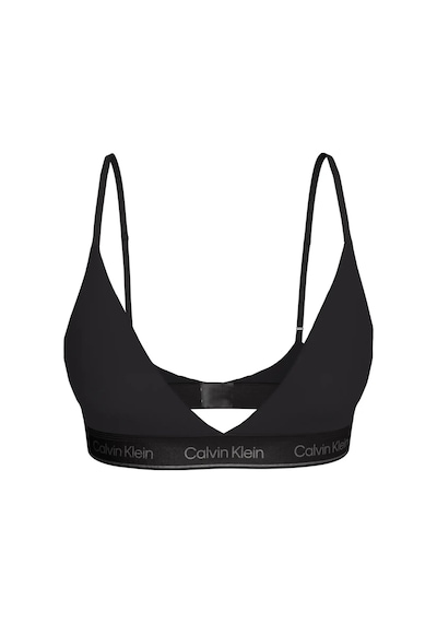 Calvin Klein Lıghtly Lıned Trıang Siyah Hafif Astarlı Üçgen Bralet-16276