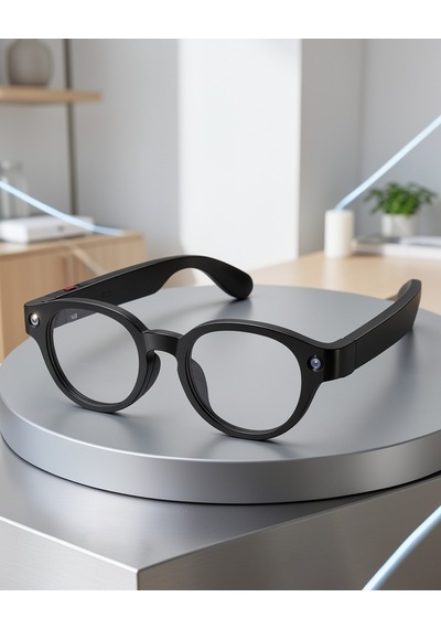 Siyah Bluetooth Akıllı Gözlük Dahili Kamera Aı Çeviri 3 Lens Uczzspmxaimbs1-5