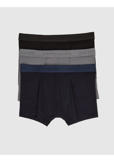 Pierre Cardin Çok Renkli Modal Karışımlı 3'lü İç Giyim Boxer Set 50332531-999