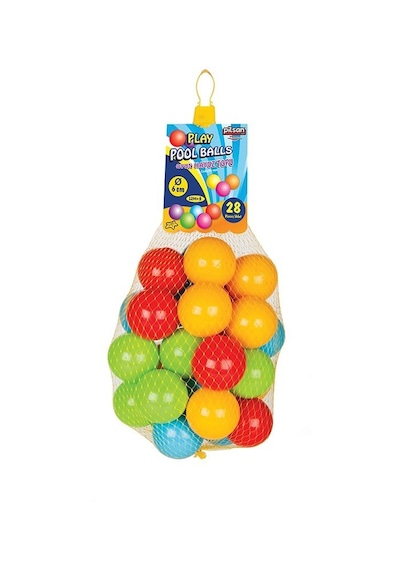 Pilsan Oyun Havuz Topu 6 Cm / 28 Adet Fileli