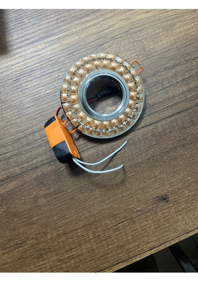 Ycl Kristal Cam Spot Gu10 Duy Beyaz Işık Ampul Hediyesidir