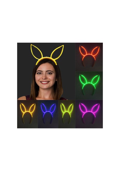 Karanlıkta Yanan Fosforlu Glow Taç 6 Renk 6 Adet Bx40 Diğer