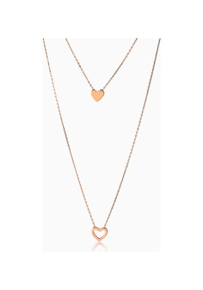 Kuyumcudukkani Karışık Figürlü Kolye-37273-r Rose Gold