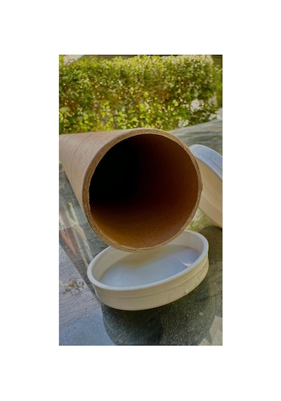 Postüp Kapaklı Silindir Kutu 5 X 36 Cm Karton Rulo Tüp Poster, Afiş, Harita Kutusu 1 Adet Diğer