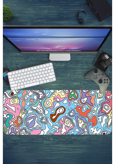 Gaming Oyuncu Xl Mouse Pad Kaydırmaz Dikişli 80 30 Cm Mousepad 60