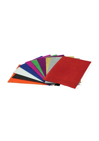 Lino Eva Kendinden Yapışkanlı Simli 20x30 2 Mm 10 Renk Rbe-400 Çok Renkli