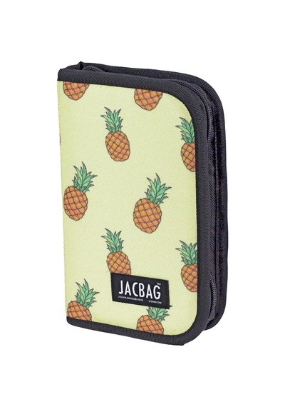 Jacbag Cover -sert Kapaklı Lastikli Kalem Kutusu Cover-ananas renkli