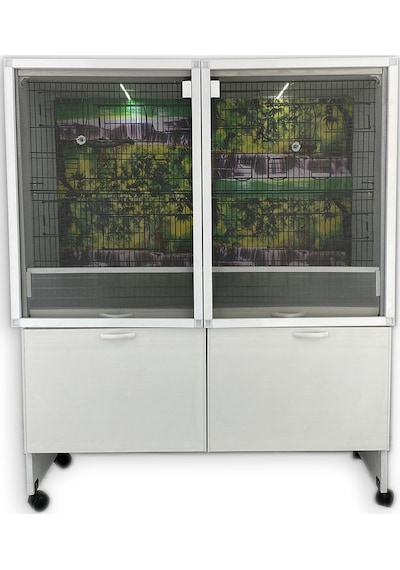 İstanbul Kafes Model Salma5d Pvc Dolap Pvc Kuş Dolabı