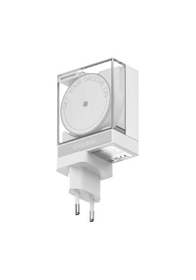Sharge Retractable 65 Gan Şarj Cihazı - Beyaz