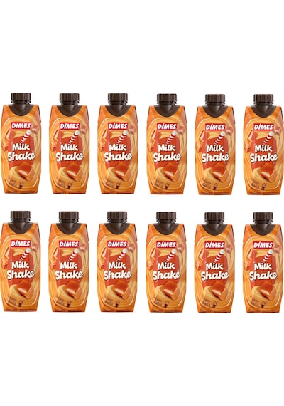 Dimes Milkshake Karamel Aromalı 310 Ml X 12 Adet