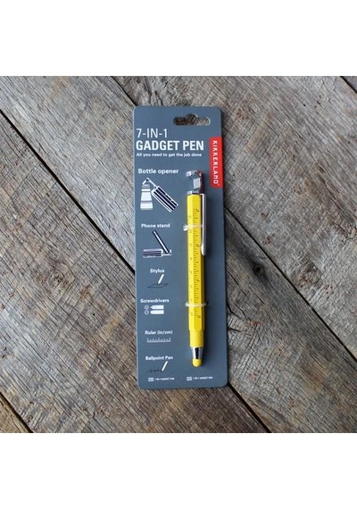 Kikkerland 7ın1 Multi Tool Tükenmez Kalem Çok Renkli