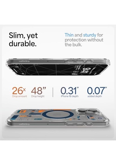 Apple İphone 16 Pro İle Uyumlu İnce Magsafe Kılıf Ultra Hybrid Sararmaya Dayanıklı Duraclear Hava Kanalı Teknolo Diğer