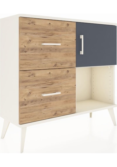 Arges Şifonyer Tek Raflı 2 Çekmeceli Tek Kapaklı 88x30x80 Aytaşı-antrasit/çam Antrasit/çam Arges Şifonyer Tek Raflı 2 Çekmeceli Tek Kapaklı 88x30x80 Aytaşı-antrasit/çam Antrasit/çam