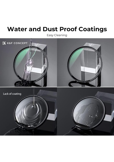 K&f Concept Nano X-serisi Uv Filtresi 67 Mm Schott Cam B270 28 Katmanlı Mc Süper İnce Koruyucu Filtre Ultraviyole Filtre