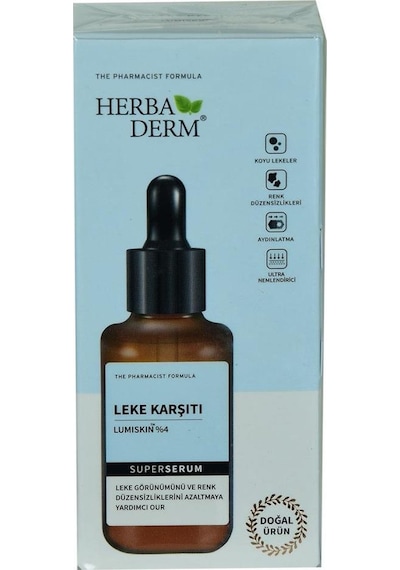 Herbaderm Leke Karşıtı Renk Düzensizliklerine Yüz Serumu 30 ML