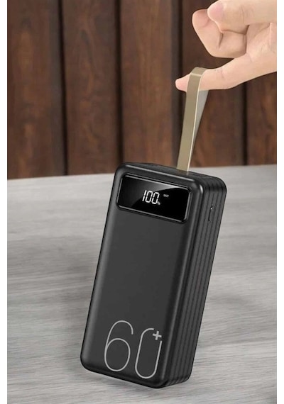 Zenvia Powerbank 60.000 Mah Dijital Göstergeli 4 Portlu Taşınabilir Znv2026 Çok Renkli