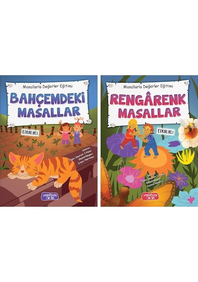 Ciltli Renkli Masal Kitapları Seti 2 Kitap Takım (549795947)