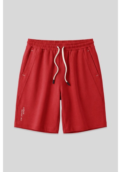Air Jones Tommy Life Fiesta Pamuklu Kalın Yumuşak Dokulu Standart Fit Basic Erkek Şort - 81278 Kırmızı