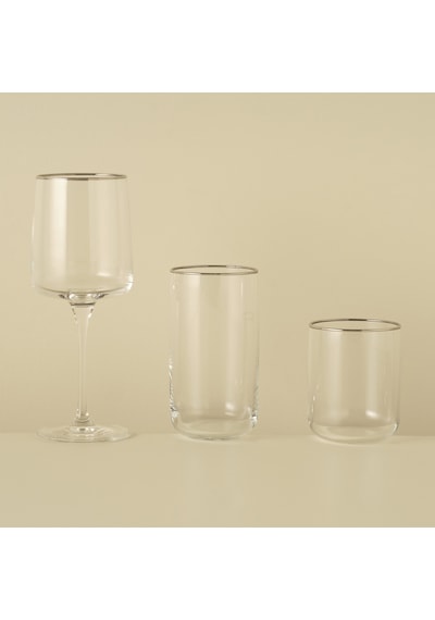 Bella Maison Premium Bardak-kadeh Seti 36'lı Silver Gümüş