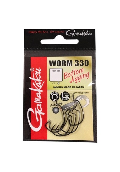 Gamakatsu Worm 330 Bottom Jigging 1olta İğnesi - Spr185096.00100