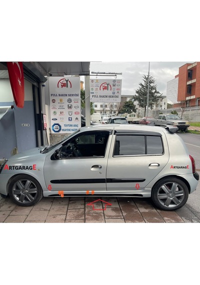 Clio 2 Hb Rieger Marşpiyel Takımı-fiberglass-boyasız