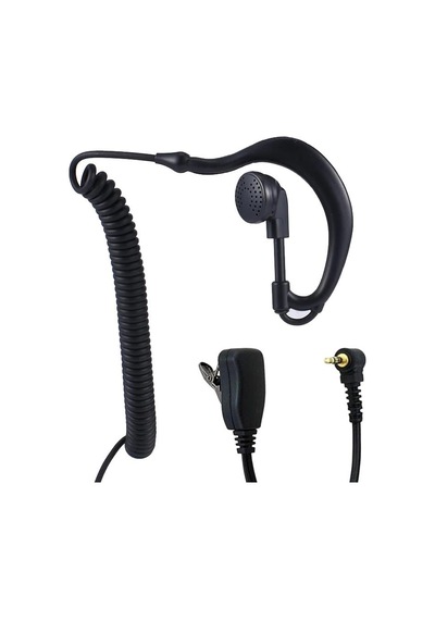 Ayt Aselsan Jd-ehm50 Uyumlu Arkalıklı Ear Hook Kulaklık Mikrofonlu Telsiz Kulaklığı