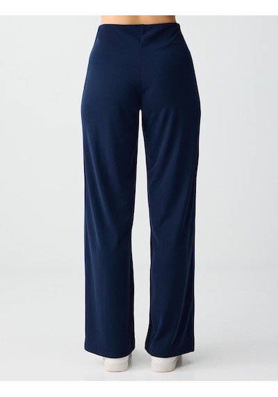 Jimmy Key Jimmy Key Lacivert Normal Bel Normal Paça Örme Uzun Pantolon 6sw185650494