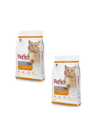 Reflex Chicken Rice Tavuklu ve Pirinçli Yetişkin Kedi Maması 2 x 2 KG