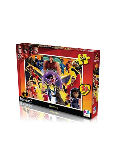 Ks Games 200 Parça Incredibles Puzzle