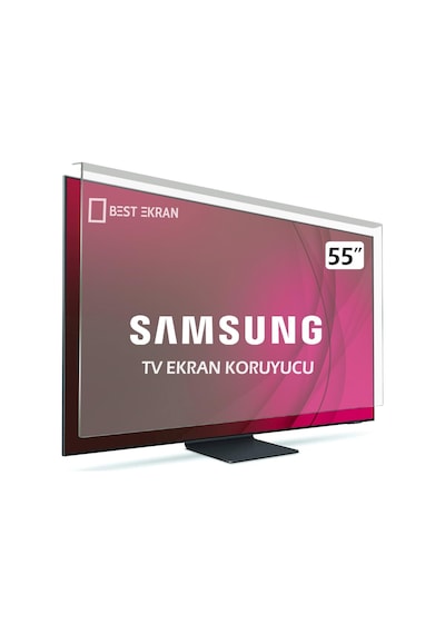 Samsung Uyumlu  55q80d Tv Ekran Koruyucu - Samsung Uyumlu  55" İnç Qled Qe55q80datxtk Koruyucu