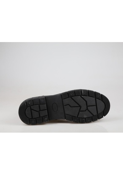 Komcero 3k9850 Hakiki Deri Siyah Nubuk Erkek Bot Siyah Nubuk