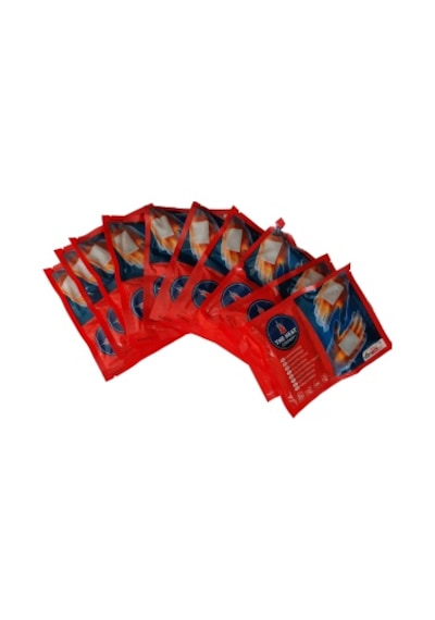 20 li paket (10 çift) el-isitici -12-saat -yapışkansız Kırmızı - Mavi