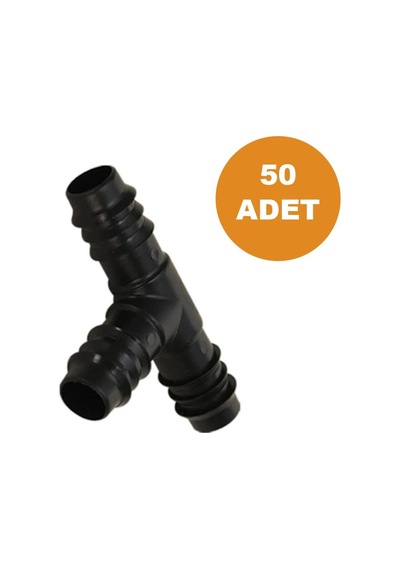 20x20x20 Ekleme Te Damlama Sulama Ek Parçası 50 Adet