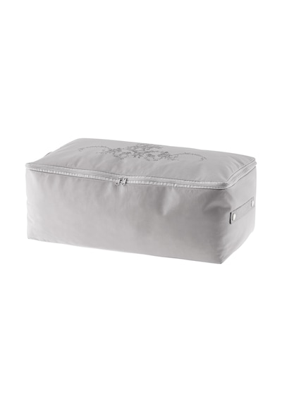 Madame Coco Çiçek Desen Baskılı Hurç - Gri - 52x28x21 Cm Gri