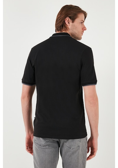 Buratti Pamuklu Regular Fit Erkek Polo Yaka T Shirt 5902063 Siyah