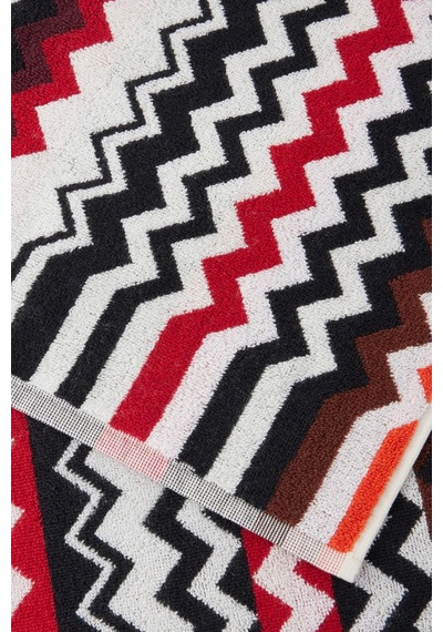 Missoni Best Zigzag %100 Pamuk Terry Banyo Havlusu Kırmızı-çok Renkli